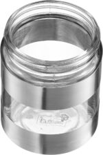Le'raze Quality Stainless Steel Canister Set of 3 for Kitchen Counter with Glass... - Image 6