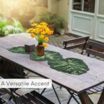 CLEENTABLE Luxury Glass Beaded Table Runner for Dining Table - 36x13 Inches Leaf... - Image 8