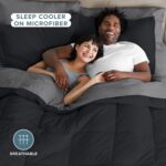 Bare Home Bed-in-A-Bag 7 Piece Comforter & Sheet Set - Queen - Goose Down Altern... - Image 4