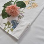 Roslynwood Luxury Velvet Curtains Back Tab 96 Inches Long, Colorful Flower Embro... - Image 8
