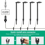 EDISHINE Low Voltage Landscape Lighting, Landscape Path Lights with Pyramid Exte... - Image 4