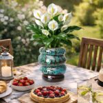 Ceramic 5 inch Plant Pot - Planter for Indoor Plants with Drainage Hole, Flower ... - Image 7