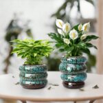 Ceramic 5 inch Plant Pot - Planter for Indoor Plants with Drainage Hole, Flower ... - Image 10