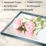 AAZZKANG Small Wall Mirror Decorative Metal Framed Mirrors Modern for Bedroom Ba... - Image 4