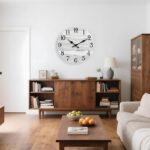 KECYET Wall Clock Battery Operated 18 Inch Large Gray Silent Non Ticking Country... - Image 9