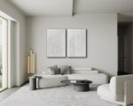 Creespi White Abstract Wall Art - Hand Painted Thick Textured Art Painting 24x36... - Image 7
