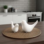 White Bird Statue Set – Modern Tabletop Sculptures for Living Room, Entryway, Fi... - Image 4