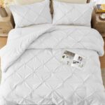 Twin Queen King Duvet Cover Luxury Soft Brushed Microfiber Pinch Pleat Duvet Cov... - Image 3