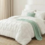 Twin Queen King Duvet Cover Luxury Soft Brushed Microfiber Pinch Pleat Duvet Cov... - Image 5