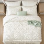 Twin Queen King Duvet Cover Luxury Soft Brushed Microfiber Pinch Pleat Duvet Cov... - Image 6