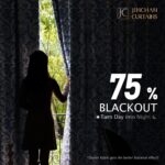 jinchan Room Darkening Curtains for Bedroom Blue Damask Patterned Curtains 96 In... - Image 3