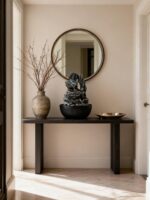 Three Bowls with Rotating Ball Flowing Tabletop Fountain Home Décor Indoor Decor... - Image 10
