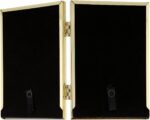 YiPinYin 4x6''Hinged Double Simply Gold Metal Picture Frame, Elegant Narrow Plat... - Image 7