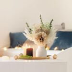 Mkono Small Artificial Flowers in Ceramic Vase 12.5" Centerpieces Coffee Table D... - Image 3