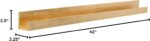 Kate and Laurel Levie Modern Floating Wall Shelf Picture Frame Holder Ledge, Gol... - Image 4
