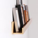 Kate and Laurel Levie Modern Floating Wall Shelf Picture Frame Holder Ledge, Gol... - Image 7