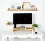 Kate and Laurel Levie Modern Floating Wall Shelf Picture Frame Holder Ledge, Gol... - Image 8