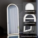 VooBang 71"x30" LED Large Mirror Full Length - Arched Floor Body Mirror with Dim... - Image 7