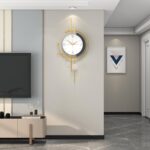 Large Modern Wall Clock for Living Room Decor 30 Inch Big Gold Decorative Wall C... - Image 4