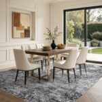 Area Rug Living Room Rugs - 8x10 Large Soft Indoor Neutral Modern Abstract Low P... - Image 4