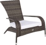 SAFAVIEH Outdoor - Edna 3-Piece Lounge Set - Grey Brown & White - Steel Frame & ... - Image 8