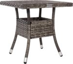 SAFAVIEH Outdoor - Edna 3-Piece Lounge Set - Grey Brown & White - Steel Frame & ... - Image 9