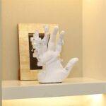 HASMI Office Desk Decor Luxury Abstract White Palm Modeling Ornaments Living Roo... - Image 6