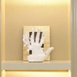 HASMI Office Desk Decor Luxury Abstract White Palm Modeling Ornaments Living Roo... - Image 8