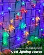 Brightown 60 LED Flower Solar String Lights Outdoor Waterproof Fairy Lights for ... - Image 6