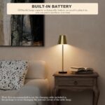 Cordless Table Lamp 2 Pack with Marble Base,5200mAh Battery Operated Lamp,IP54 W... - Image 6