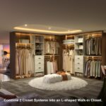 iSunirm 8FT Closet System, 96'' Closet Organizer System with 3 Hanging Rods, Wal... - Image 5