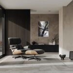 JINLUNTA Black Gold Grey Abstract Canvas Wall Art Luxury Textured Brushstroke Pa... - Image 3