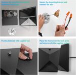 QQCherry Outdoor Light Fixtures Wall Mount Dusk to Dawn, Porch Lights with 3 Lig... - Image 7