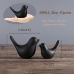 FANTESTICRYAN Small Animal Statues Home Decor Modern Style Black Decorative Orna... - Image 3