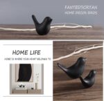 FANTESTICRYAN Small Animal Statues Home Decor Modern Style Black Decorative Orna... - Image 4