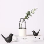 FANTESTICRYAN Small Animal Statues Home Decor Modern Style Black Decorative Orna... - Image 6