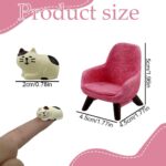 Miniature with Small Sofa - Resin Mini Figures, Miniature Desk Accessories - Image 3