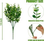 Sggvecsy Artificial Flowers for Outdoors 12 Bundles UV Resistant Boxwood Shrubs ... - Image 5