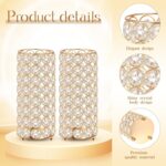 Dandat 8 Pcs Crystal Flower Vase for Wedding Table Centerpieces 7.87 in Crystal ... - Image 6