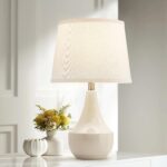 GyroVu 18" Table Lamp Set of 2, Ceramic Table Lamp Classic Beside Lamps Nightsta... - Image 8