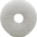 Elegant Circular Quartz Resin Vase for Living Room Decor - Sculptural Home Displ... - Image 7