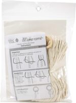 SOLID OAK MACRAME PLNT HNGR KT 4 RINGS - Image 5