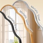 Scalloped Mirror for Bathroom - 20"x36" Gold Bathroom Mirror with Aviation Alumi... - Image 4