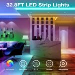 DAYBETTER Led Strip Lights 32.8ft Kit with Remote and Power Supply Color Changin... - Image 3