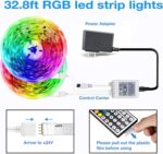 DAYBETTER Led Strip Lights 32.8ft Kit with Remote and Power Supply Color Changin... - Image 4
