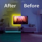 DAYBETTER Led Strip Lights 32.8ft Kit with Remote and Power Supply Color Changin... - Image 7