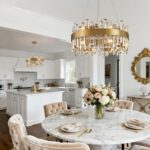 12-Light Modern Crystal Chandelier, 19.7'' Gold Chandelier Light Fixture, Brushe... - Image 10