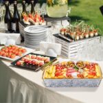 Baderke 1 Set 16" x 9" Chilled Serving Tray for Parties with Compartments and Li... - Image 8