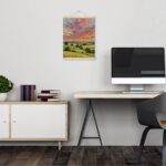WDSXWH Sunset Oil Painting Wall Art, Colorful Impressionist Landscape Canvas Pri... - Image 6