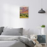 WDSXWH Sunset Oil Painting Wall Art, Colorful Impressionist Landscape Canvas Pri... - Image 7